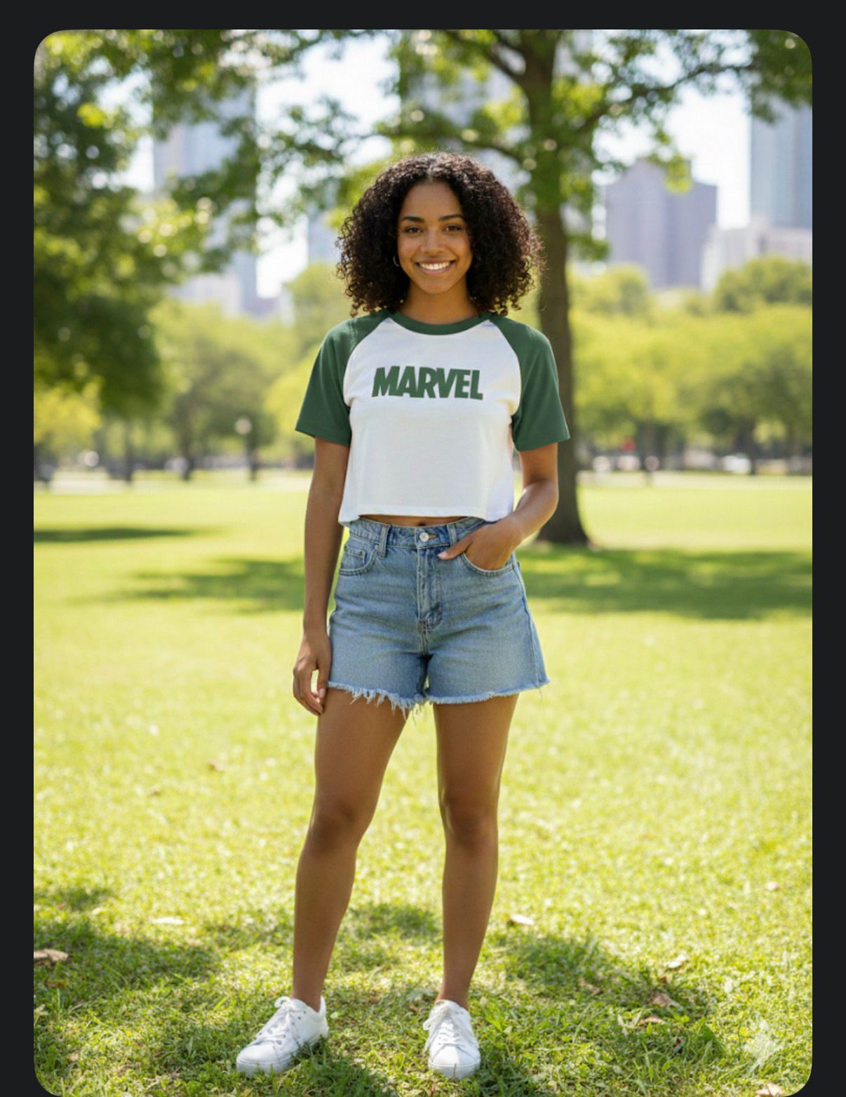 Crop T-Shirt for Girls VC25