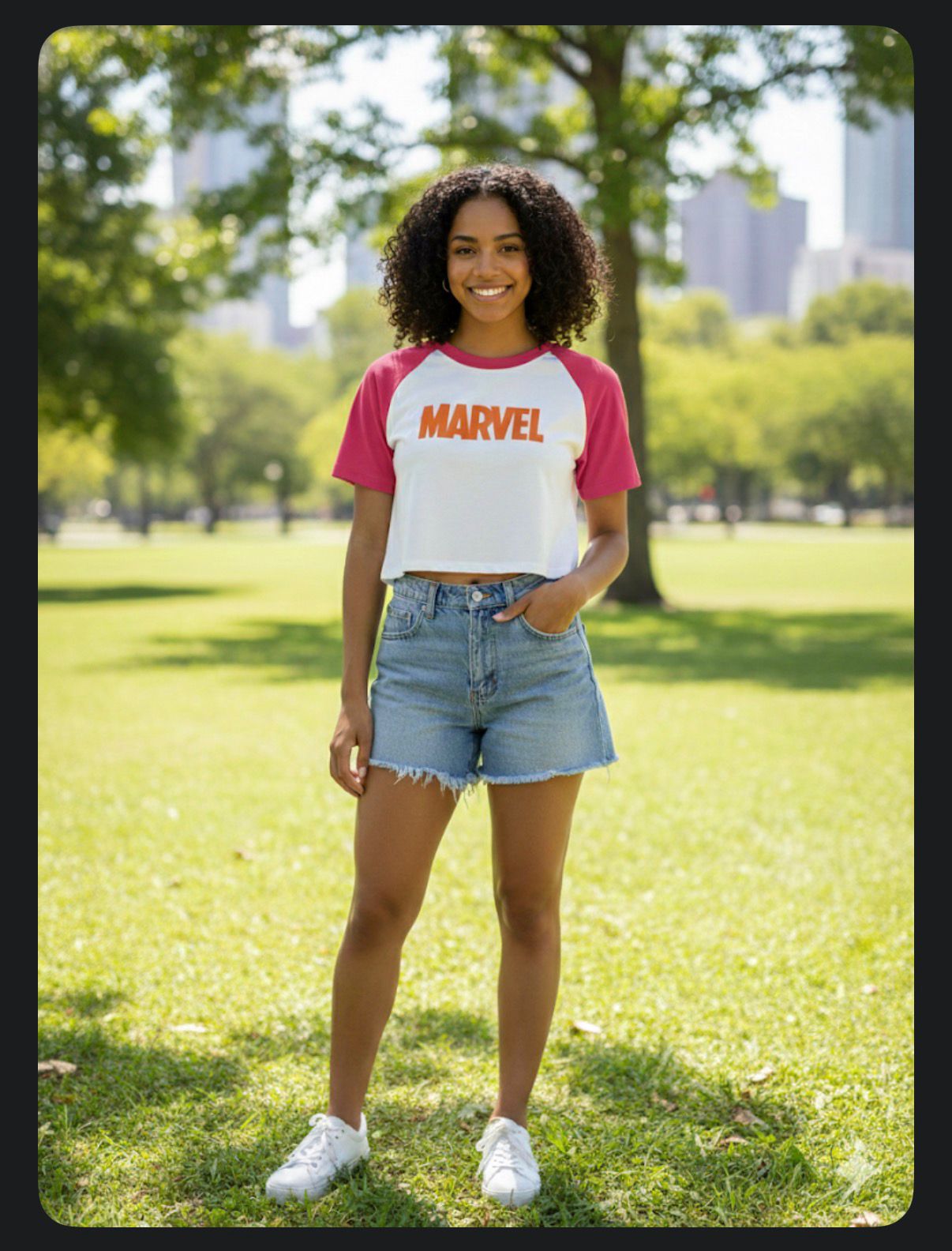 Crop T-Shirt for Girls VC25