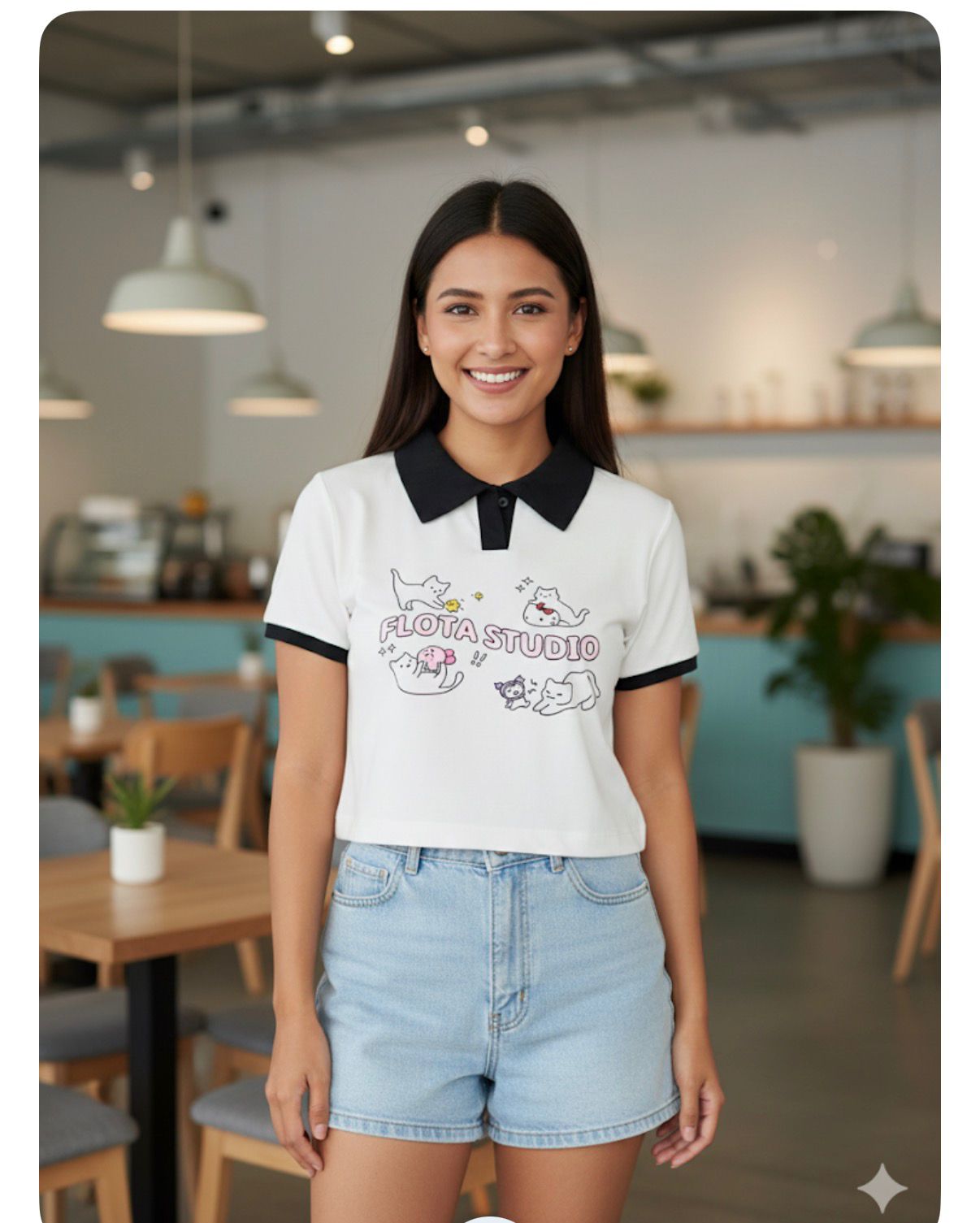 Crop T-Shirt for Girls VC25