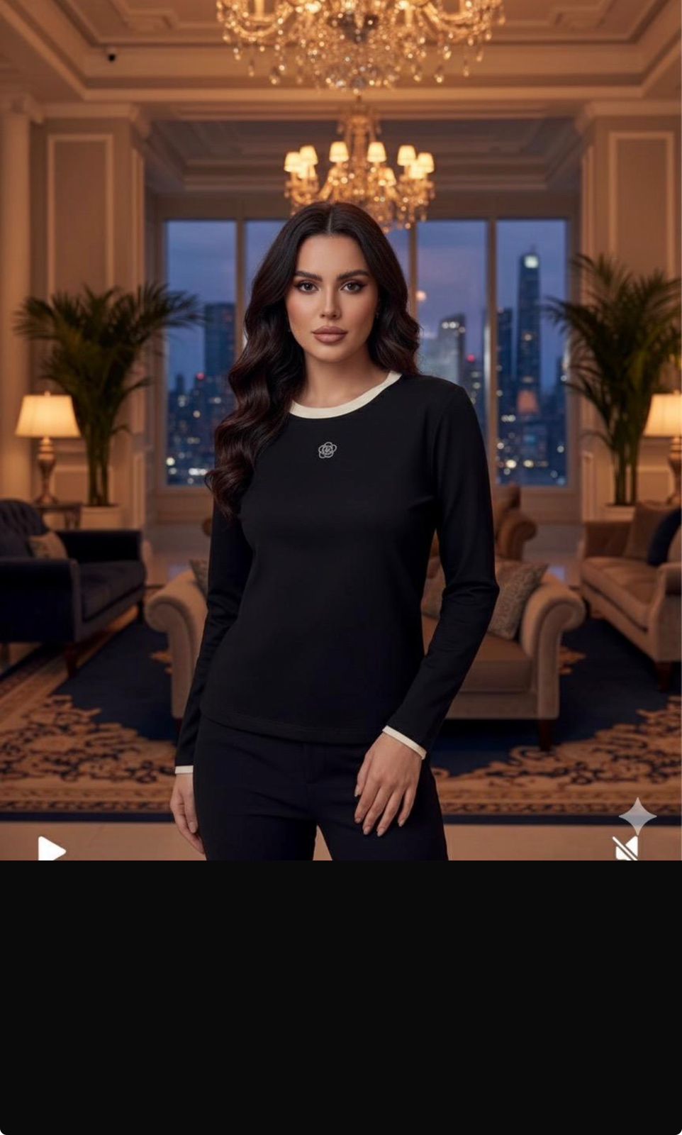 Elegant Woolen T-shirt VC26