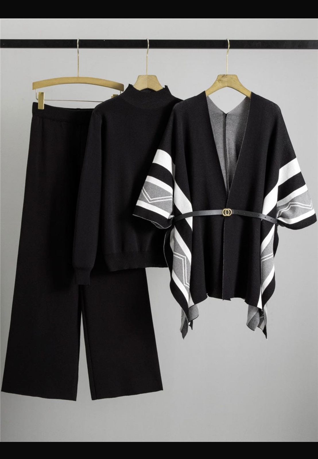 Elegant 3 pc Woolen Co-ord Set VC14