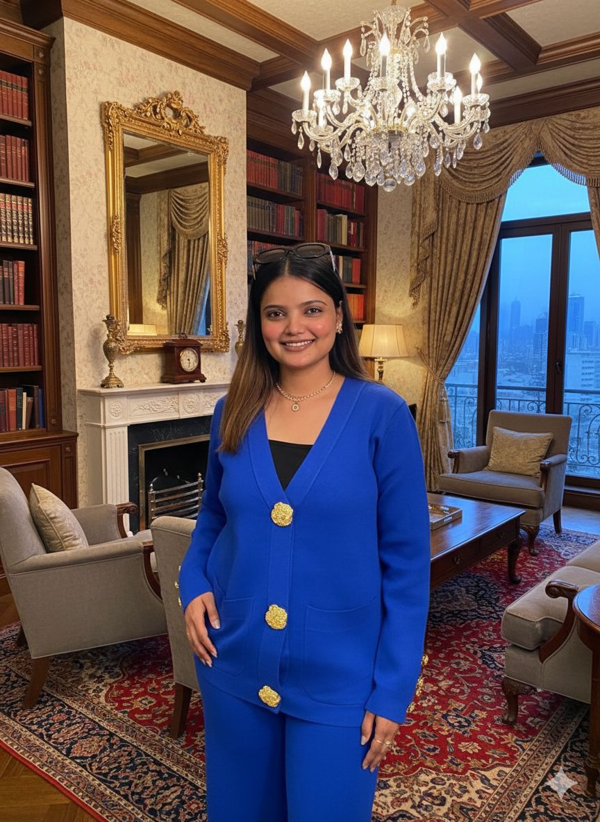 Elegant Woolen Co-ord Set 2 pc VC16