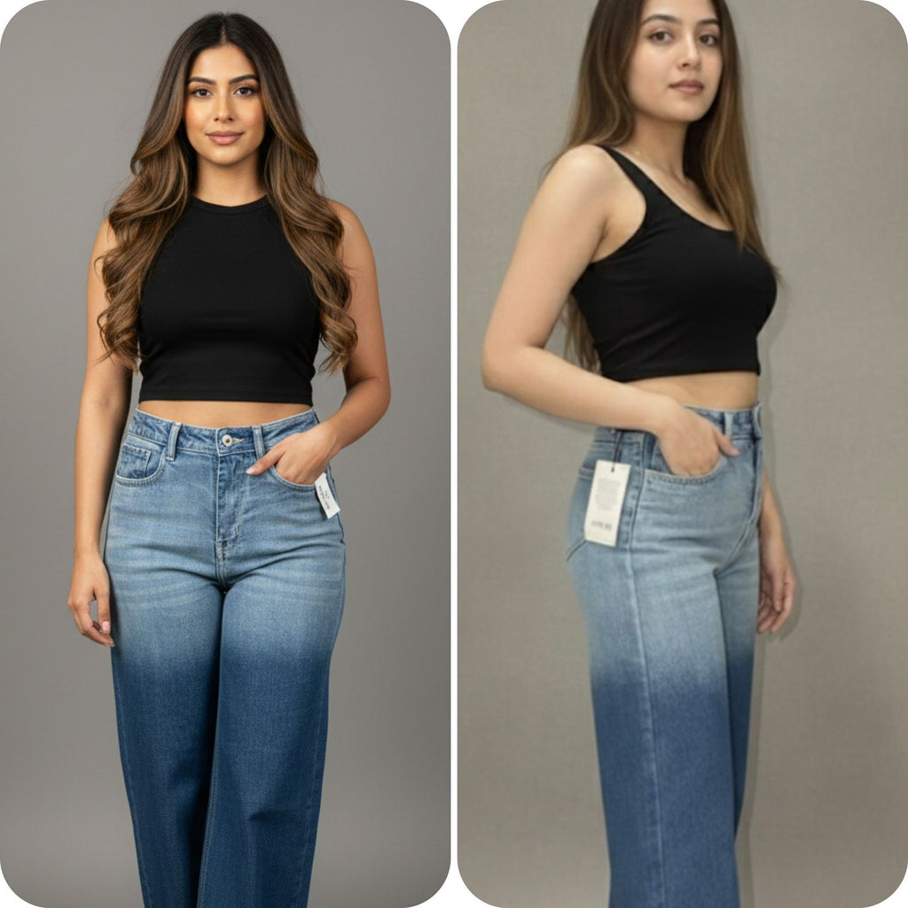 Denim Baggy Fit Jeans for Girls VC19