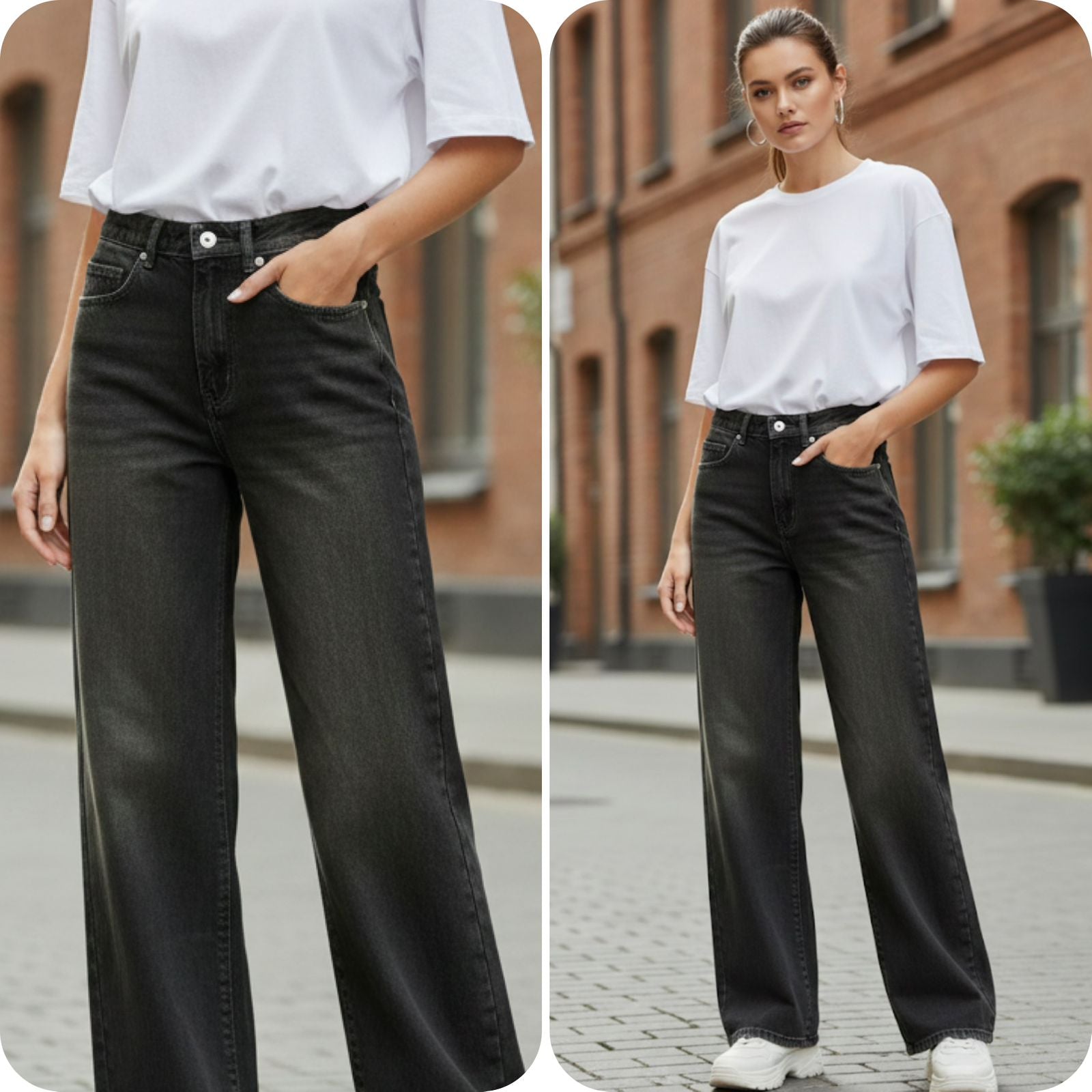 Beautiful Denim Baggy fit Jeans for Girls VC20