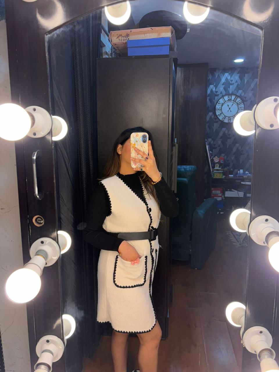 Elegant Party Wear Dress With Pocket VC34