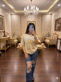 Elegant Baggy Fit T-shirts for Girls VC61