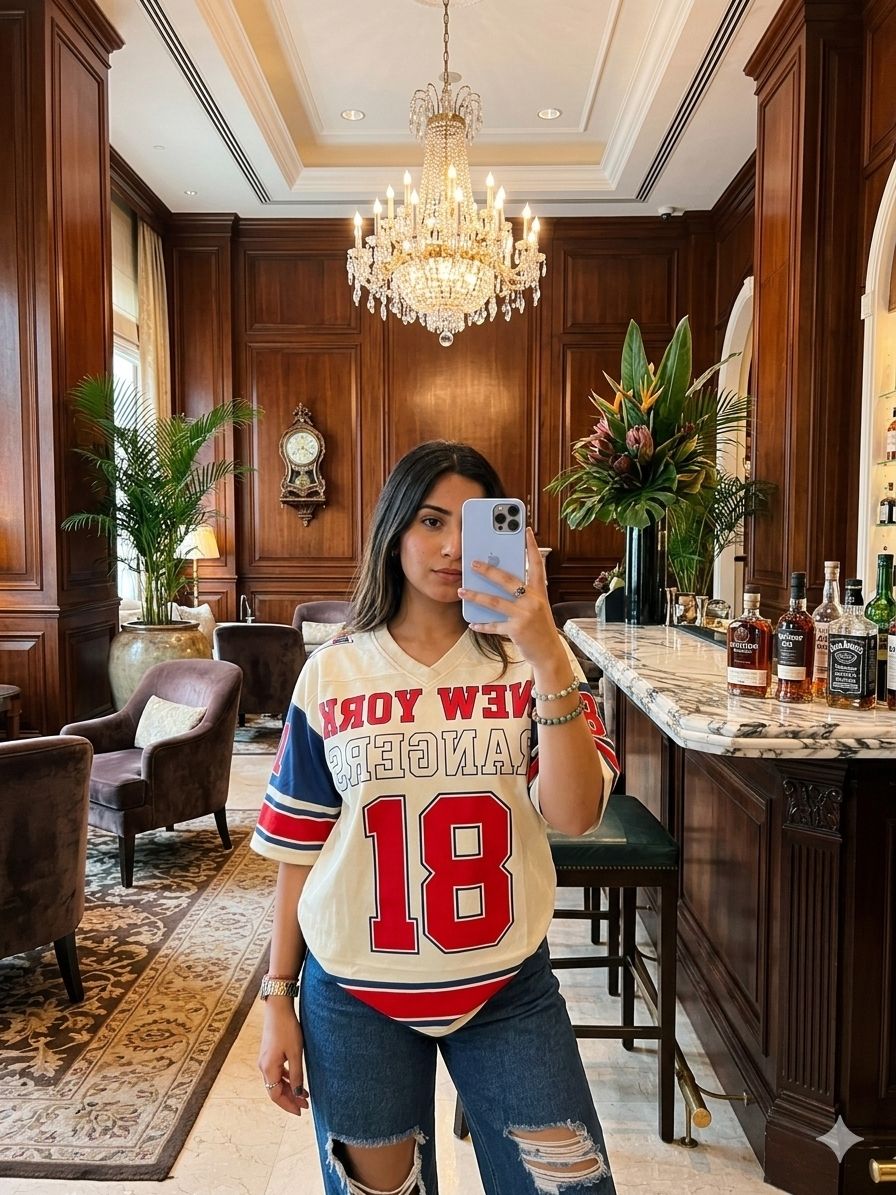 Beautiful Baggy Fit Designed T-shirts for Girls VC62